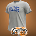 Bulldogs Distressed Arch