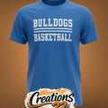 Bulldogs Basketball Stripes